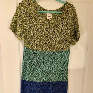 Multi colored Whit sweater dress